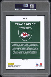 2024 Panini Donruss Downtown! Travis Kelce #7 Oversize PSA 8